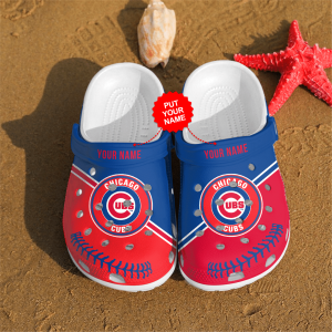 Personalized Chicago Cubs Custom Clogs