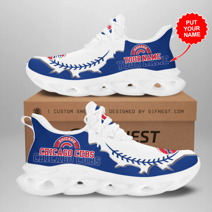 Personalized Chicago Cubs Max Soul Shoes For Fan