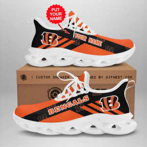 Personalized Cincinnati Bengals Max Soul Shoes For Fan
