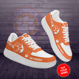 Alternative view of Personalized Clemson Tigers Air Force Sneaker Custom For Fan AF0599