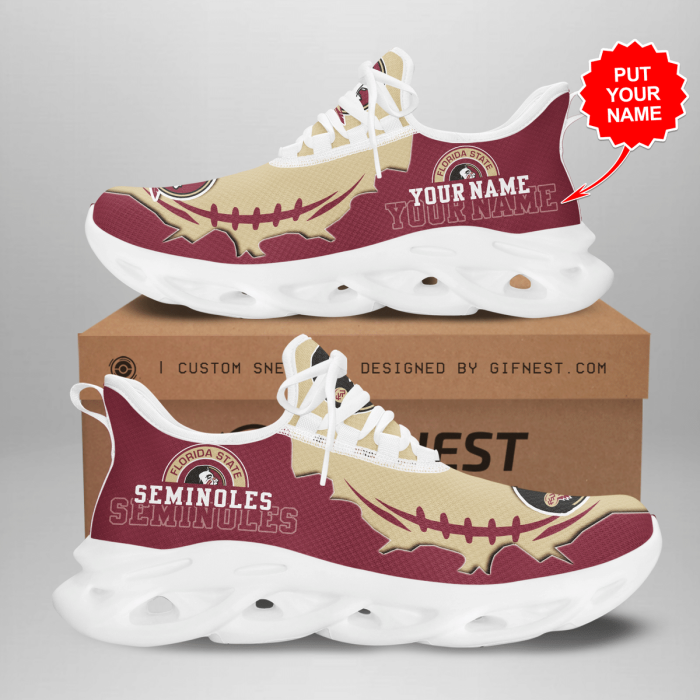 Personalized Florida State Seminoles Max Soul Shoes For Fan