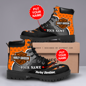 Personalized Harley Davidson All Season Boots - Classic Boots