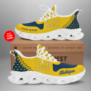 Personalized Michigan Wolverines Max Soul Shoes For Fan
