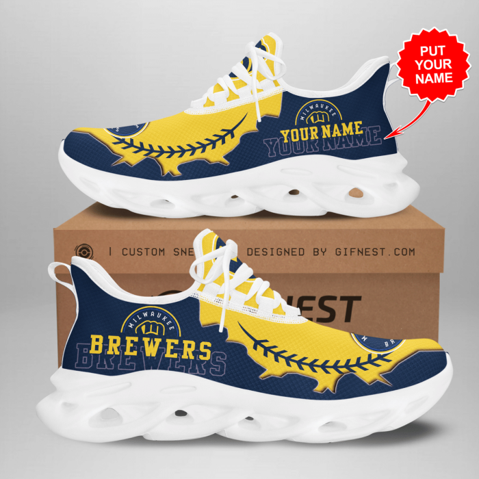 Personalized Milwaukee Brewers Max Soul Shoes For Fan