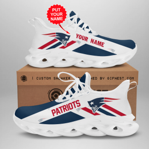 Personalized New England Patriots Max Soul Shoes For Fan