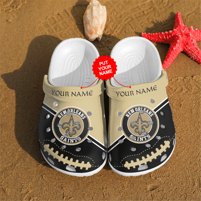 Personalized New Orleans Saints Custom Clogs