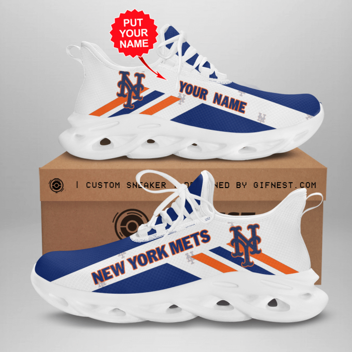 Personalized New York Mets Max Soul Shoes For Fan