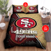 Personalized San Francisco 49Ers Duvet Cover Pillowcase Bedding Set