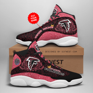Personalized Shoes Atlanta Falcons Jordan 13 Customized Name