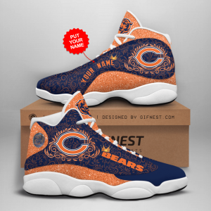 Personalized Shoes Chicago Bears Jordan 13 Customized Name
