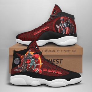 Personalized Shoes Deadpool Jordan 13 Custom Name