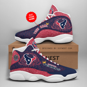 Personalized Shoes Houston Texans Jordan 13 Customized Name