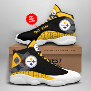Personalized Shoes Pittsburgh Steelers Jordan 13 Customized Name