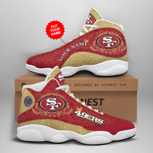 Personalized Shoes San Francisco 49Ers Jordan 13 Customized Name