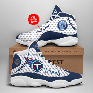 Personalized Shoes Tennessee Titans Jordan 13 Custom Name