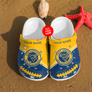 Personalized West Virginia Mountaineers Custom Clogs