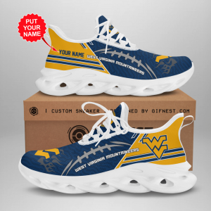 Personalized West Virginia Mountaineers Max Soul Shoes For Fan