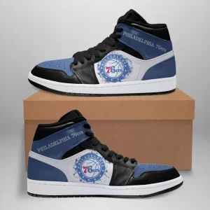 Philadelphia 76Ers NBA Air Jordan 1 Sport Custom Sneakers