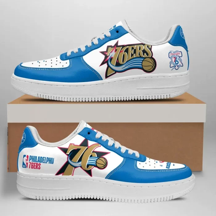 Philadelphia 76Ers Nike Air Force Shoes Unique Basketball Custom Sneakers