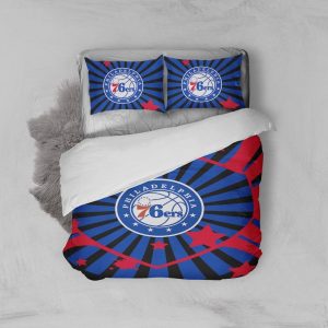 Philadelphia 76ers Bedding Set- 1 Duvet Cover & 2 Pillow Cases