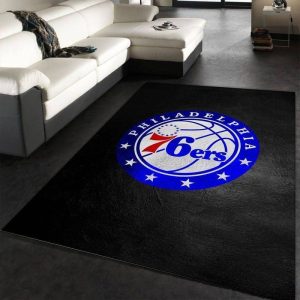 Philadelphia 76ers Sixers Area Rug Living Room And Bed Room Rug