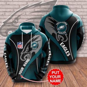 Philadelphia Eagles 13 Gift For Fan Personalized 3D T Shirt Sweater Zip Hoodie Bomber Jacket