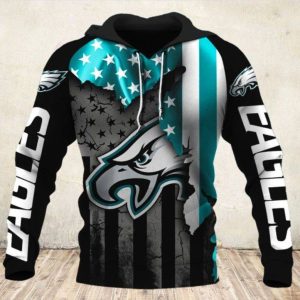 Philadelphia Eagles 16 Gift For Fan 3D T Shirt Sweater Zip Hoodie Bomber Jacket