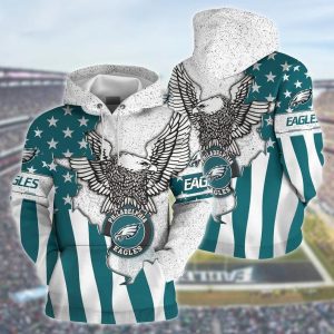 Philadelphia Eagles 17 Gift For Fan 3D T Shirt Sweater Zip Hoodie Bomber Jacket