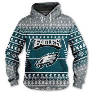Philadelphia Eagles 18 Gift For Fan 3D T Shirt Sweater Zip Hoodie Bomber Jacket