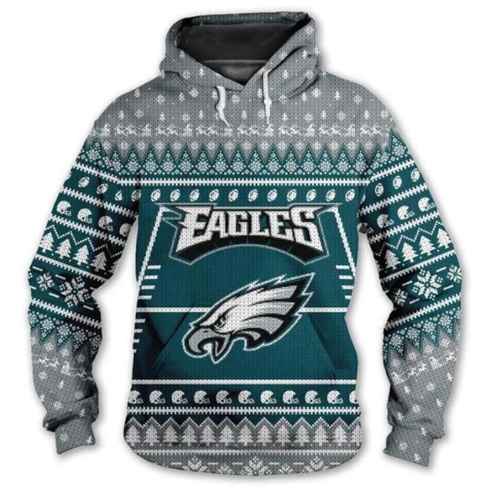 Philadelphia Eagles 18 Gift For Fan 3D T Shirt Sweater Zip Hoodie Bomber Jacket