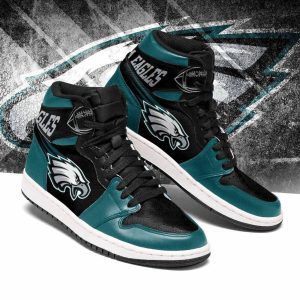 Philadelphia Eagles 2 NFL Air Jordan 1 Sport Custom Sneakers