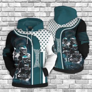 Philadelphia Eagles 25 Gift For Fan 3D T Shirt Sweater Zip Hoodie Bomber Jacket