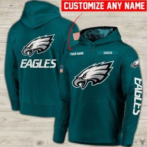 Philadelphia Eagles 32 Gift For Fan Personalized 3D T Shirt Sweater Zip Hoodie Bomber Jacket