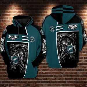 Philadelphia Eagles 33 Gift For Fan 3D T Shirt Sweater Zip Hoodie Bomber Jacket