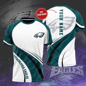 Philadelphia Eagles 7 Gift For Fan Personalized 3D T Shirt Sweater Zip Hoodie Bomber Jacket