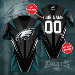 Philadelphia Eagles 8 Gift For Fan Personalized 3D T Shirt Sweater Zip Hoodie Bomber Jacket