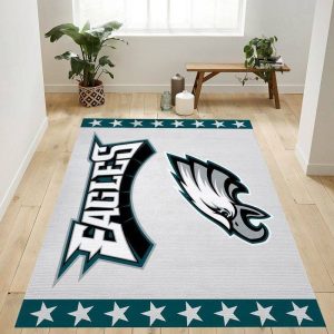 Philadelphia Eagles Banner NFL 1 Area Rug Living Room And Bed Room Rug