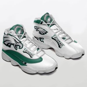 Philadelphia Eagles Football Jordan 13 Sneaker - JD13 Shoes