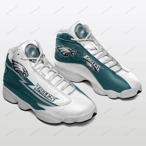 Philadelphia Eagles Football Team Air Jordan 13 Custom Sneakers