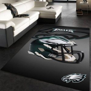 Philadelphia Eagles NFL 17 Area Rug Living Room And Bed Room Rug