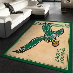 Philadelphia Eagles NFL Area Rug Living Room And Bed Room Rug