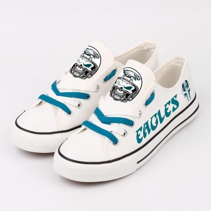 Philadelphia Eagles NFL Football 3 Gift For Fans Low Top Custom Canvas Shoes