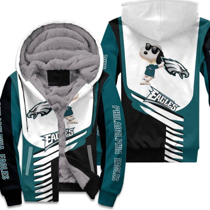 Philadelphia Eagles Snoopy For Eagles Fan Unisex Fleece Hoodie