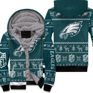Philadelphia Eagles Ugly Sweatshirt Christmas 3D Unisex Fleece Hoodie