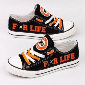 Philadelphia Flyers NHL Hockey 4 Gift For Fans Low Top Custom Canvas Shoes