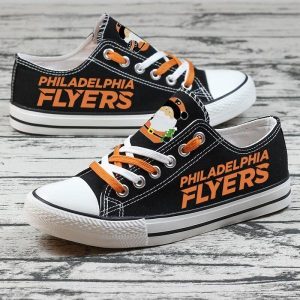 Philadelphia Flyers NHL Hockey 6 Gift For Fans Low Top Custom Canvas Shoes