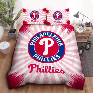 Philadelphia Phillies Duvet Cover Pillowcase Bedding Set