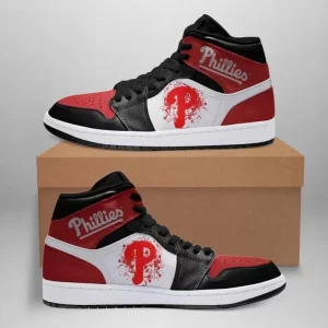 Philadelphia Phillies MLB Air Jordan 1 Sport Custom Sneakers