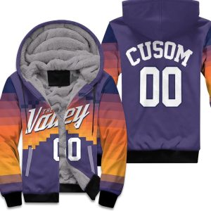 Phoenix Suns 2020 Earned Edition Inspired Personalized Unisex Fleece Hoodie