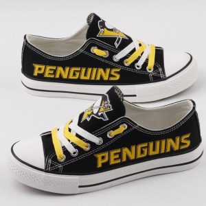 Pittsburgh Penguins NHL Hockey 1 Gift For Fans Low Top Custom Canvas Shoes